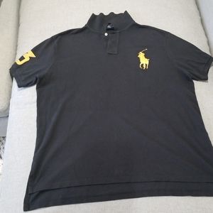 Ralph Lauren black Rugby shirt